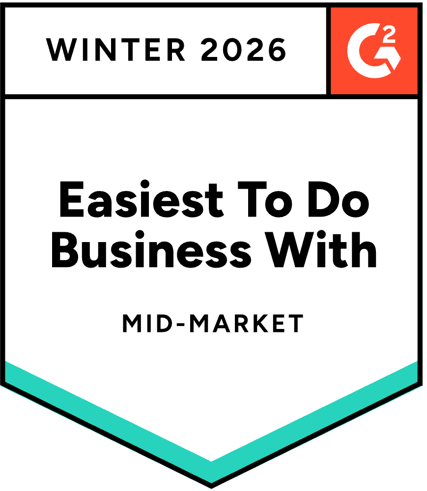 G2 Easiest To Do Business With Mid-Market 2026