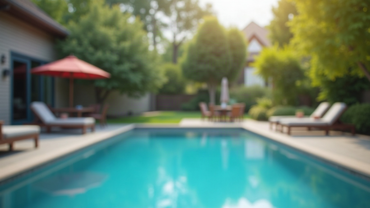 Timeline graphic showing two parallel paths: one where a pool company answers immediately and presents full backyard design, another where delayed response leads to losing the project to a landscape competitor