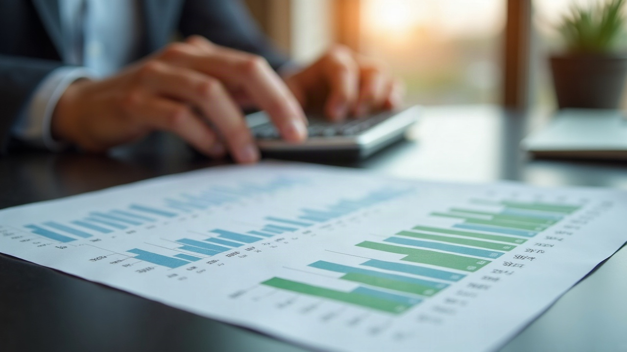 Calculator or financial chart showing the breakdown of lost revenue from filter customers choosing retail stores