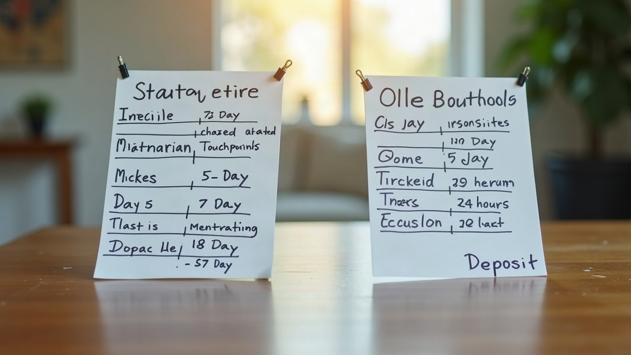 A side-by-side comparison showing two timelines: one with scattered, delayed touchpoints over 5-7 days resulting in a lost sale, and another with concentrated touchpoints within 24 hours resulting in a closed deal with a deposit