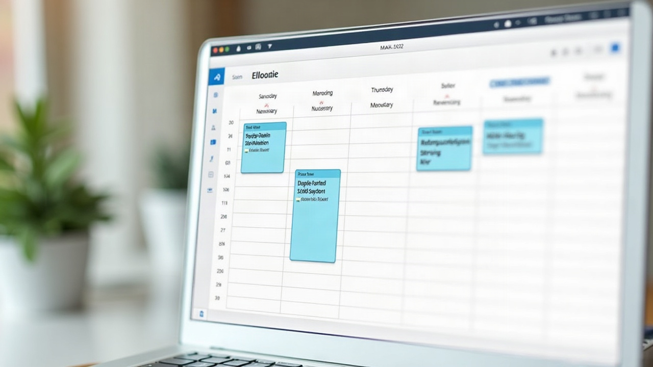 Clean dashboard or calendar view showing a fully booked May schedule with multiple pool service appointments, representing successful lead capture and scheduling