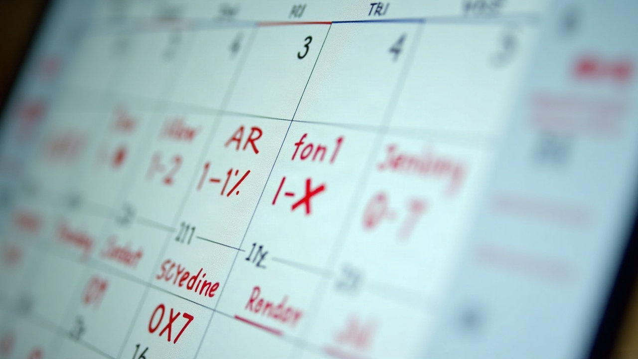 A calendar showing missed opportunities with red X marks on days where leads went unanswered, contrasted with a second calendar showing scheduled site visits filling the week