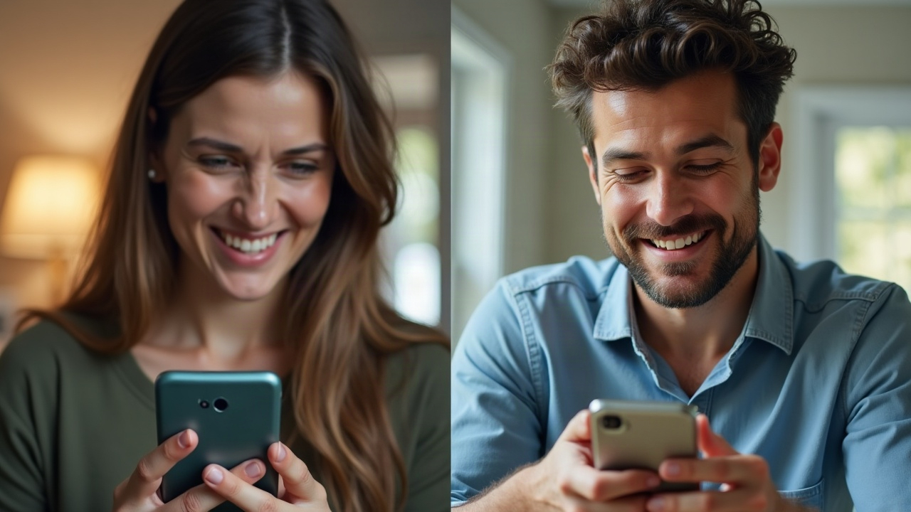 Split-screen comparison showing frustrated homeowner looking at phone with missed call notification versus happy homeowner on call with professional booking consultation