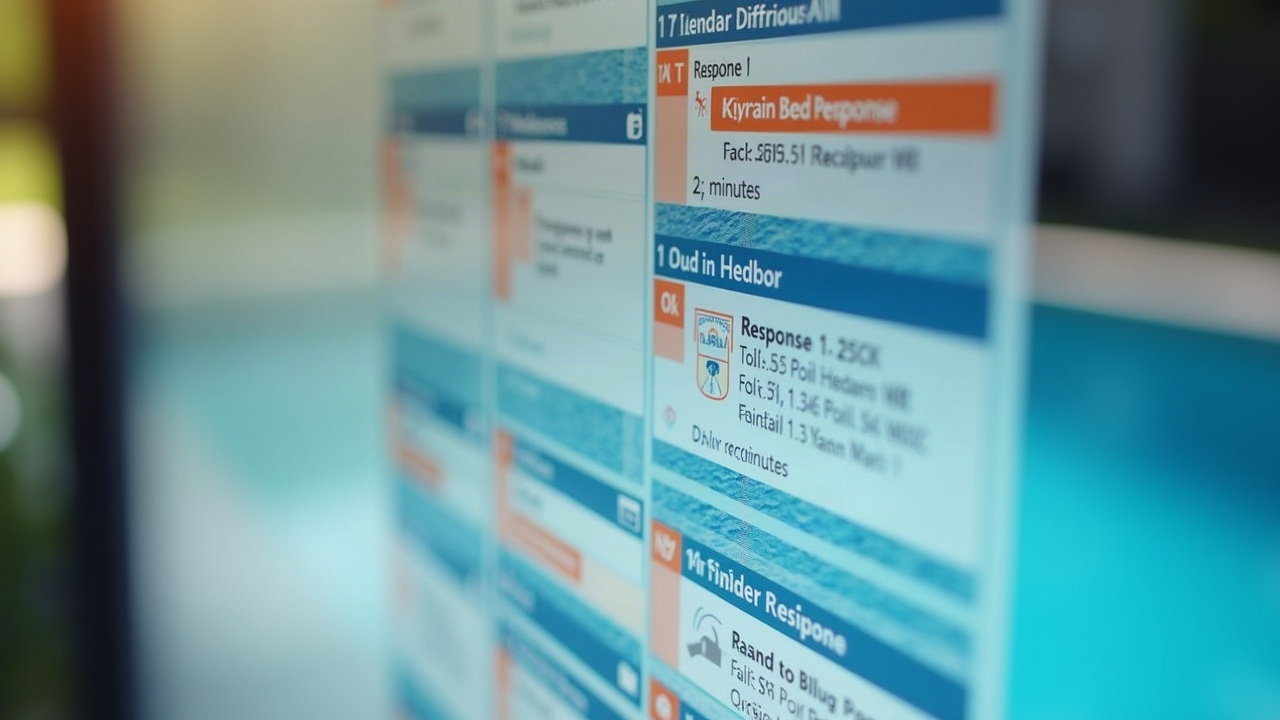 Dashboard or calendar showing pool heater installation appointments being booked in real-time with response timestamps under 2 minutes