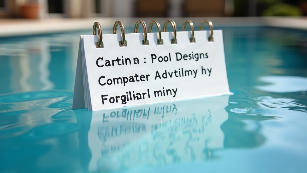 Calendar comparison showing a traditional pool company's estimate availability three weeks out versus a competitor's same-day booking confirmation