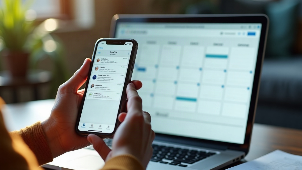 Split screen comparison: left side shows a contractor's phone with 5 missed calls and voicemails, right side shows a clean appointment calendar with those same time slots empty