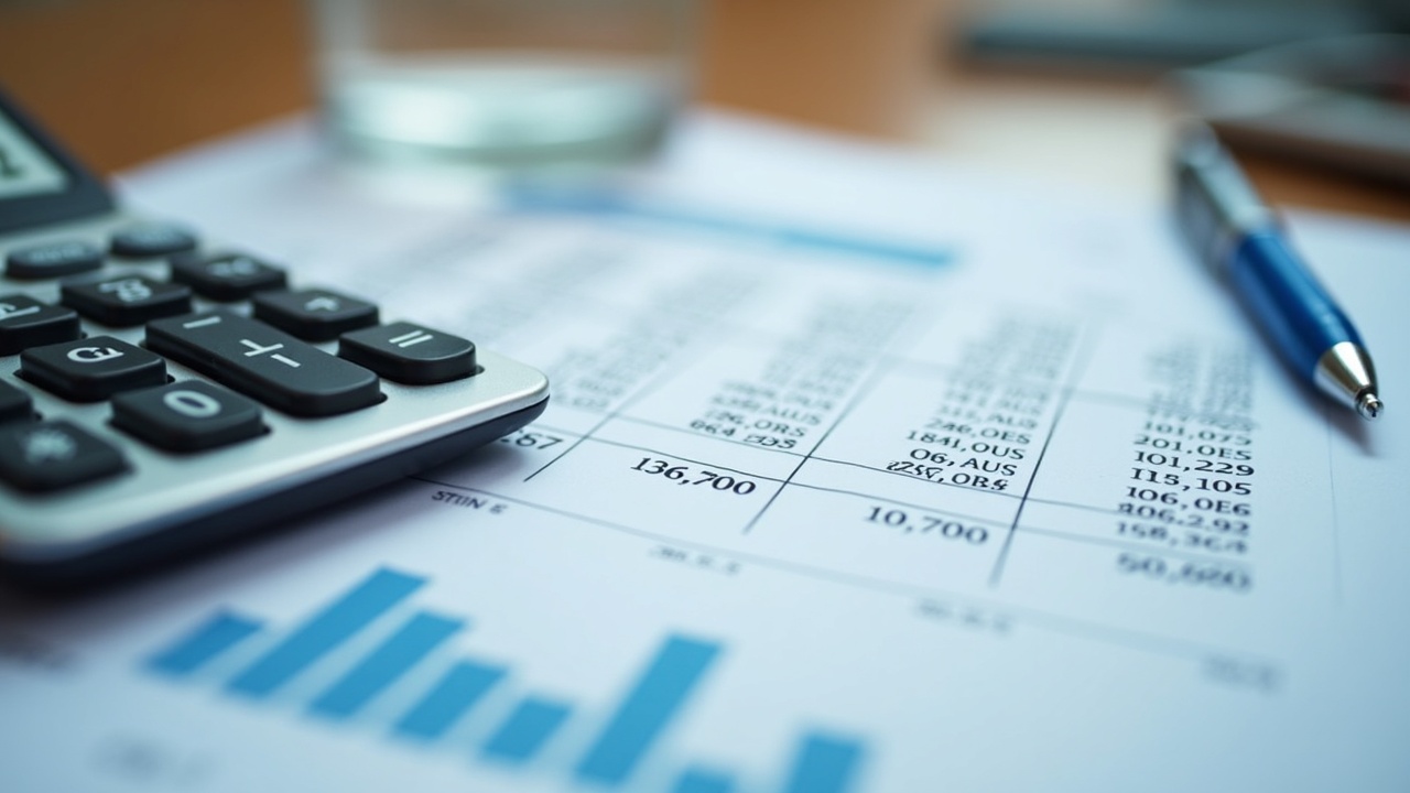 Calculator or spreadsheet showing missed call revenue calculations with specific numbers for pool installation projects