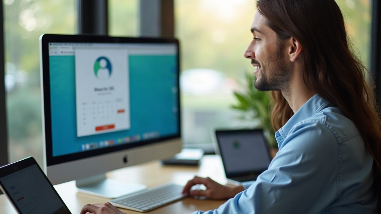 Split screen showing a missed call going to voicemail on one side, and a professional team member taking a pool opening booking on the other side with a calendar visible