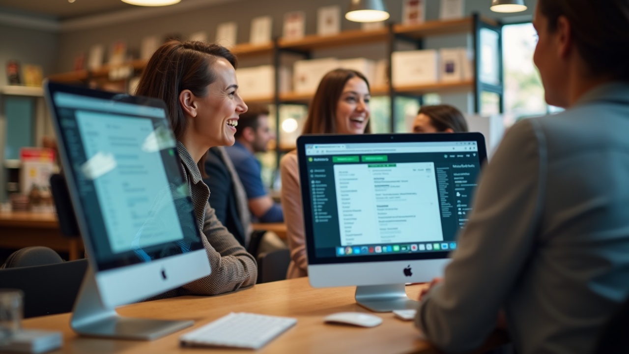 Split-screen comparison showing a chaotic retail counter with missed opportunities on one side, and an organized setup with customer details being captured and follow-up calls being scheduled on the other
