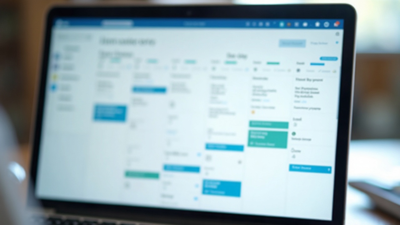 Dashboard or calendar showing a pool service company's fully booked schedule with same-day and next-day appointments filled in