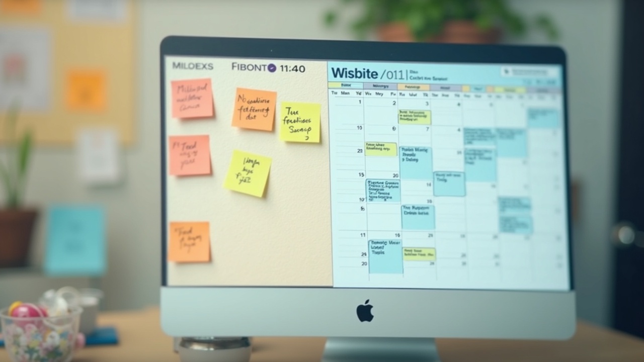Split screen comparison showing disorganized sticky notes with missed follow-ups versus organized calendar with scheduled callbacks and job bookings